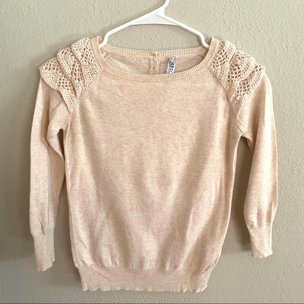 Cream Lightweight Sweater